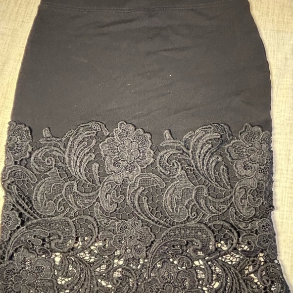 HAUTE MONDE ELASTIC WAIST KNIT SKIRT M - Picture 3 of 6